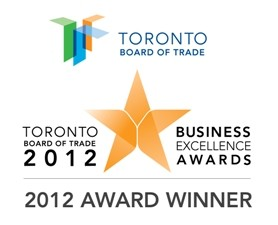 Toronto Board of Trade 2012 Award Winner